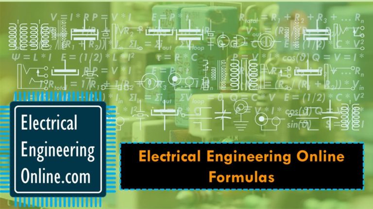 Electrical Engineering Formulas Online - Electrical Engineering Online